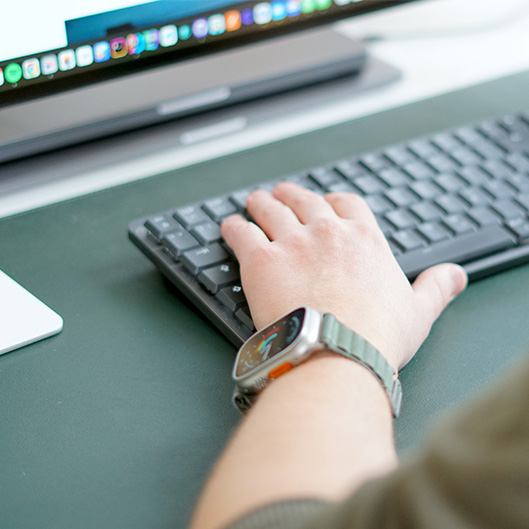 Wir sind bei der Arbeit